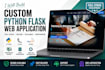 build a custom python flask web application with mysql