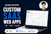 build a custom saas web app using nextjs react and nodejs