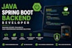 develop java spring boot backend applications
