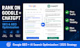 rank your website on google and chatgpt with SEO and GEO optimization