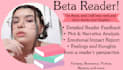 beta read and feedback your books