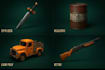 create 3d game assets and props