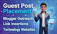 provide white hat SEO link building and blogger outreach
