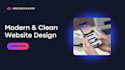 design a modern landing page or website in framer or wordpress