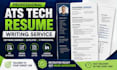 write, rewrite ats tech resume, software engineer, IT resume CV writing