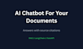 build a custom ai chatbot that answers from your documents using rag