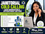 janitorial cold calling, cold calling, janitorial cleaning services, cold caller