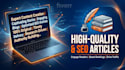 professional articles writing and SEO copywriting