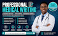 write medical research articles, manuscripts, and systematic review