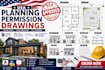 create UK and USA planning permission drawings house extension permit plans