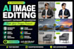 do ai image editing, background removal, object removal
