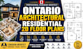 do ontario architectural residential floor plans drawing