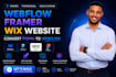 design webflow, framer, wix website and convert figma to webflow