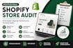 do a professional shopify store audit and provide actionable recommendations