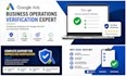 help you complete google ads business operations verification