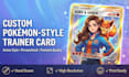 draw your custom pokemon tcg trainer card