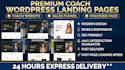 design coaches wordpress elementor website, wordpress landingpage, wordpress seo