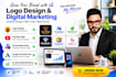 design a professional logo,resume,thumbles,ads run, video editing