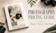 design a professional photography pricing guide