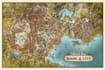 draw fantasy map or ship illustration with cool details