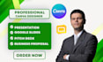 design canva presentation, pitch deck and business proposal google slides