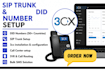 did number sip trunk 3cx dialer, volp dialer and sip server