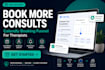 setup calendly consultation booking funnel for therapists