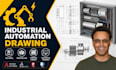 industrial automation drawing, plc panel, machine cad, autocad electrical