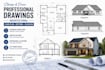 stamp draw professional drawings architectural floor plan sections and elevation