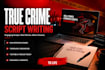 write viral true crime youtube script, documentary script, podcast script
