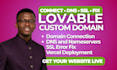 connect and fix your lovable custom domain