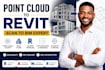 convert point cloud to revit scan to bim 2d and 3d architectural models