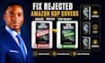 fix resize book cover, fix rejected book for amazon kdp book formatting
