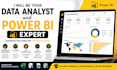 be your data analyst, power bi expert and excel expert