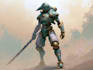 do retro mecha or scifi gundam art