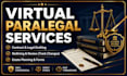 provide virtual paralegal support for legal document drafting and agreements