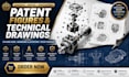 do patent figures exploded views technical illustrations engineering drawings