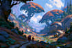do a fantasy landscape