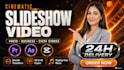 make professional slideshow video with music and transitions