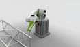 3d robotic welding cell animation, industrial machine animation, explainer video