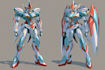 create a mecha robot gundam