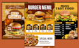 design restaurant food menu, digital menu, and TV screen menu
