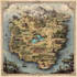 make a fantasy map design map illustration and map design