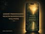 create a luxury personalized wealth manifestation phone wallpaper