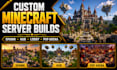 build custom minecraft server spawn, hub, lobby, pvp arena