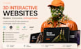 create a stunning 3d animated interactive website with threejs and gsap