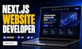 develop a modern next js website using react and tailwind css