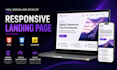 design and develop a responsive landing page