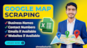 do google maps data scraping, data entry and lead generation
