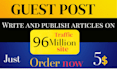 publish news article on high da dr guest post backlink seo guest posting service